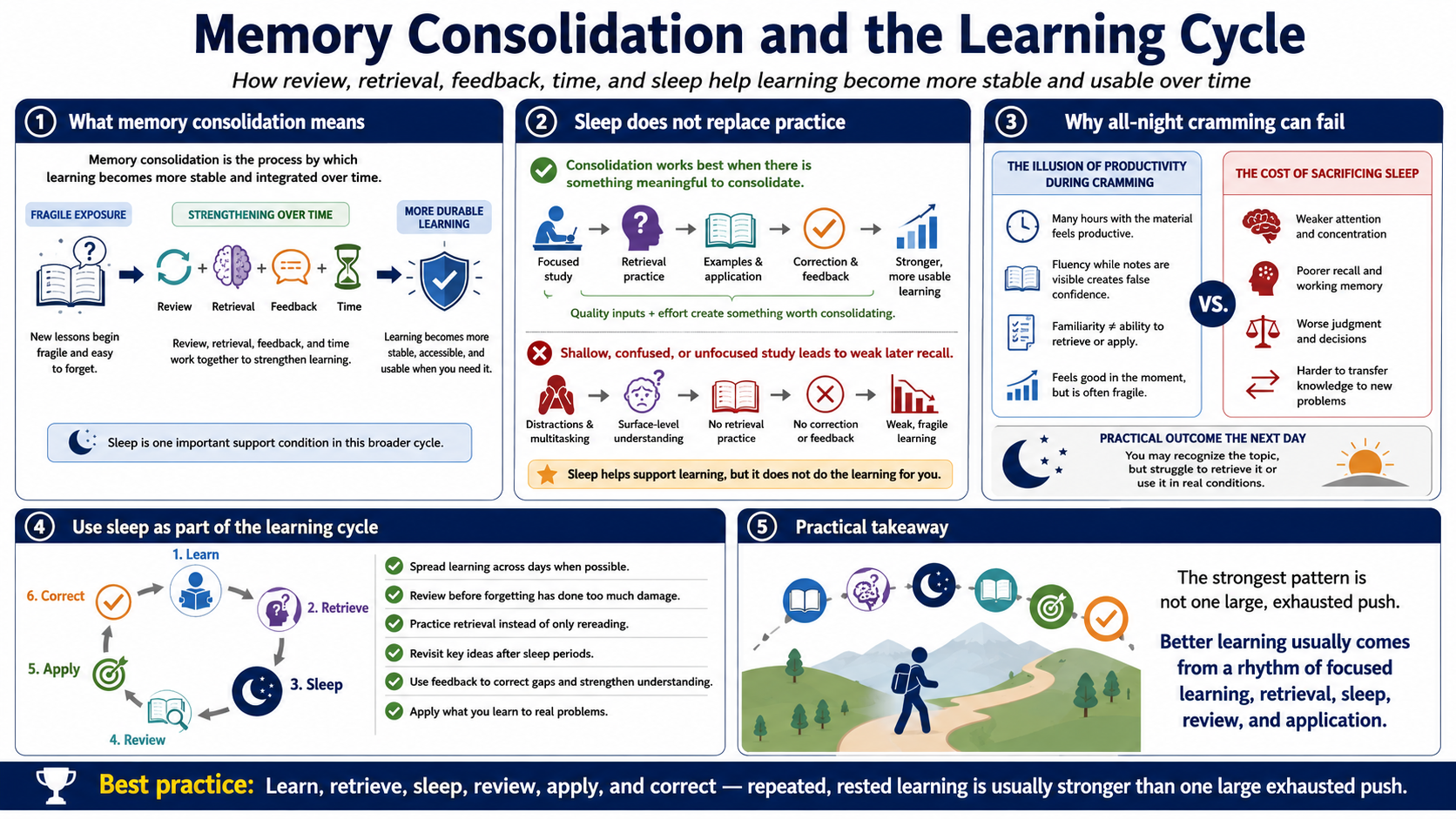 Blank white placeholder image for module 4, Sleep and Memory Consolidation.